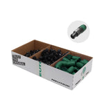 100 x Neutrik NL4FXX-W-S-D 4 pole cable connector - Small (disassembled box of 100) - DY Pro Audio