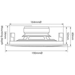 Adastra RC5 5" Ceiling Speaker 35W Ceiling Speaker