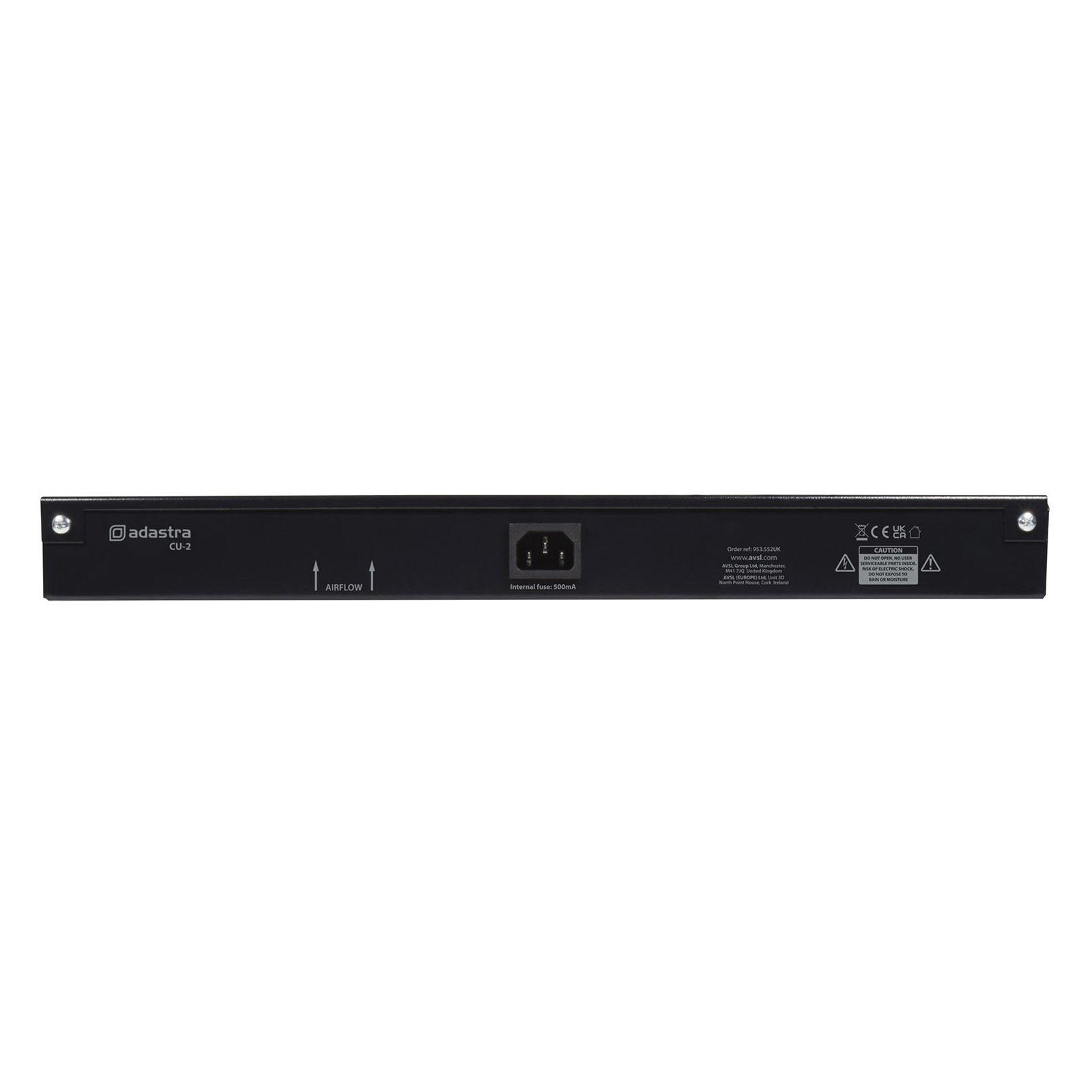 Adastra 1u 19" Rack Fan Cooling Unit