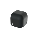 8 x Penn Elcom  Black Metal Cabinet Corner 3 Led 13mm Radius