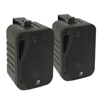 e-audio 5.25 Inch 3-Way Background Music Speakers With Brackets 160W 4 Ohm