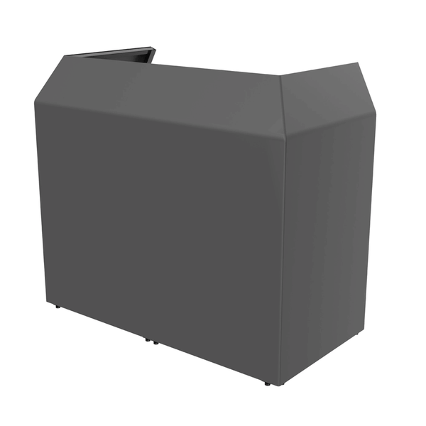 Ultimax DJ Booth Pro DJ Booth with Black and White Scrim and Carry Bags