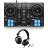 Hercules DJControl Inpulse 200 MkIII DJ controller with HDP DJ45 headphones