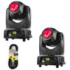 2 x ADJ Vizi Beam RXONE Moving Head With DMX Cable