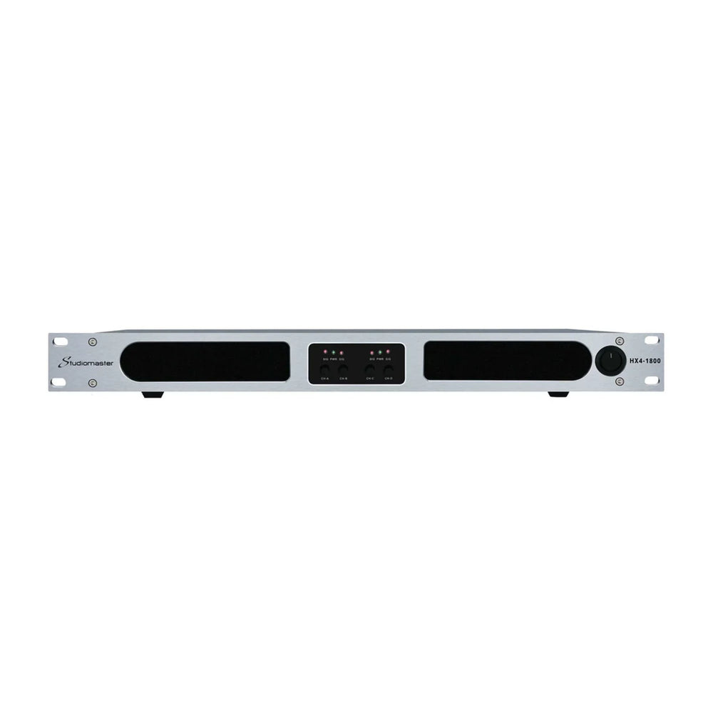 Studiomaster HX4 - 1800 4 X 765W 1U Power Amplifer