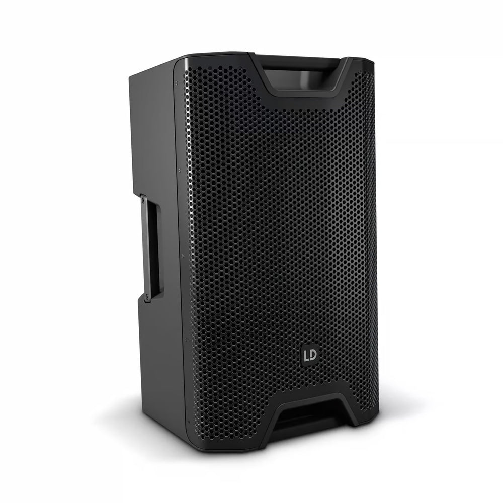 LD Systems ICOA 12 powered coaxial PA loudspeaker with 12-inch woofer, compact portable design, and professional-grade audio for live performances and DJ setups.