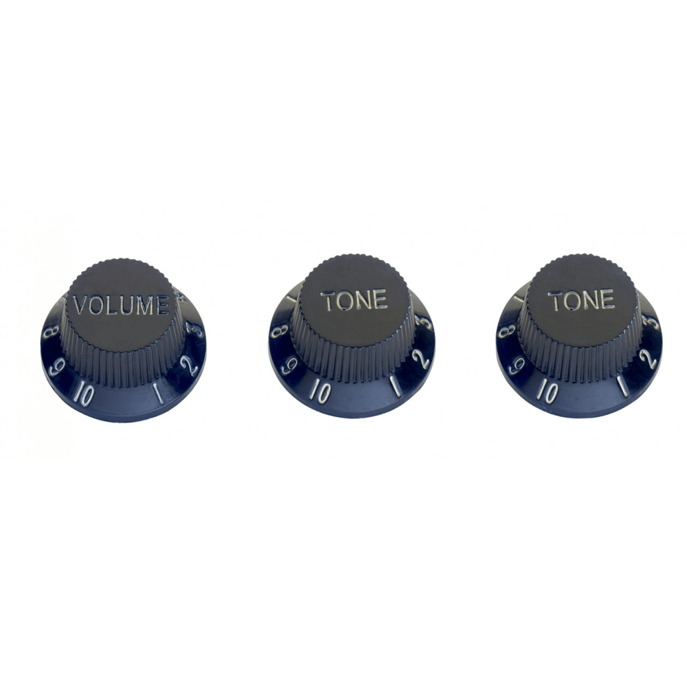 Stagg Electric Guitar Black Volume And Tone Knob Set SP-KNST-BLK