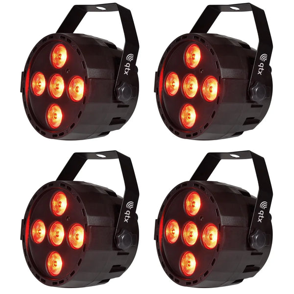 4 x QTX Par - 20 5x4W RGBW Mini Led Par Can