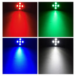 4 x QTX Par-20 5x4W RGBW Mini Led Par Can