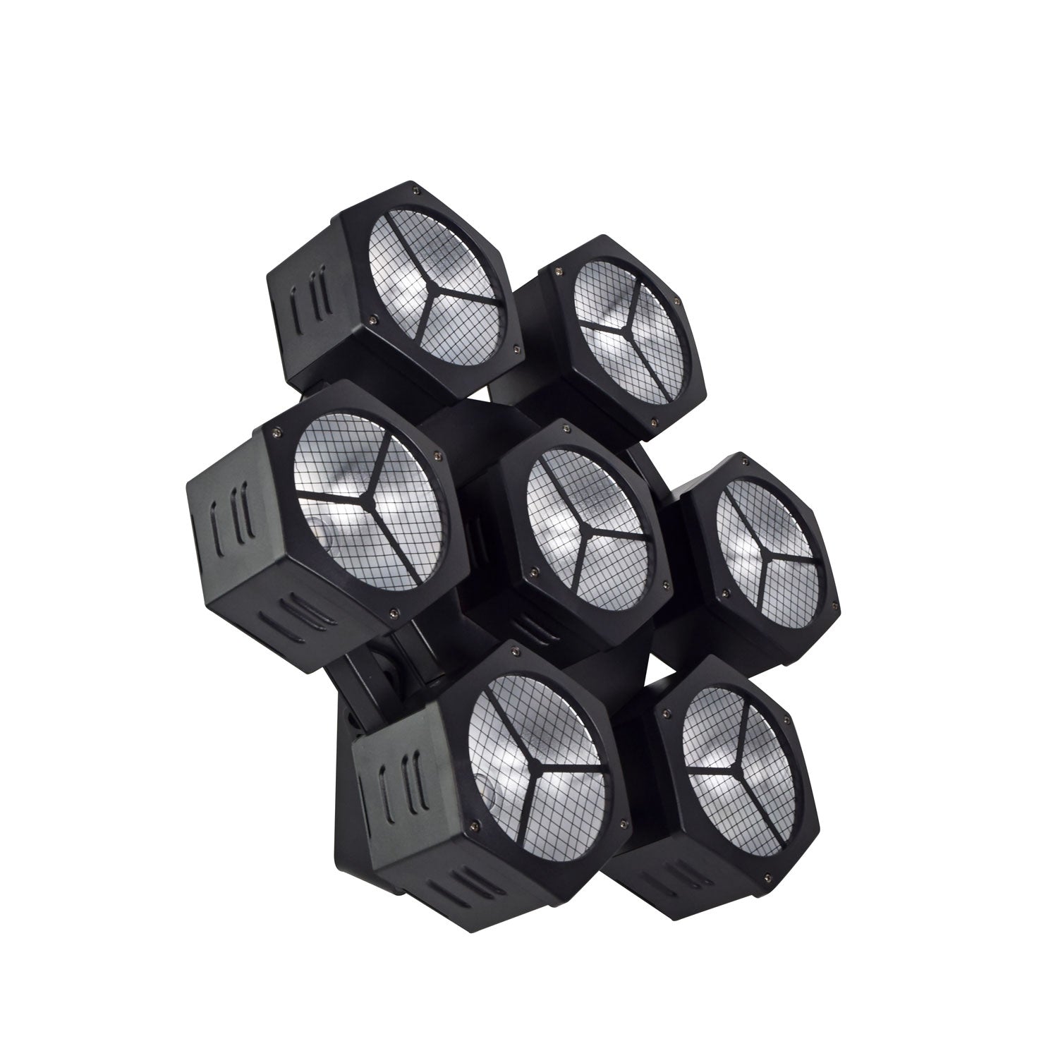 2 x Citronic CosmoPAR 7x40W COB LED RGBW PAR Light with Stands