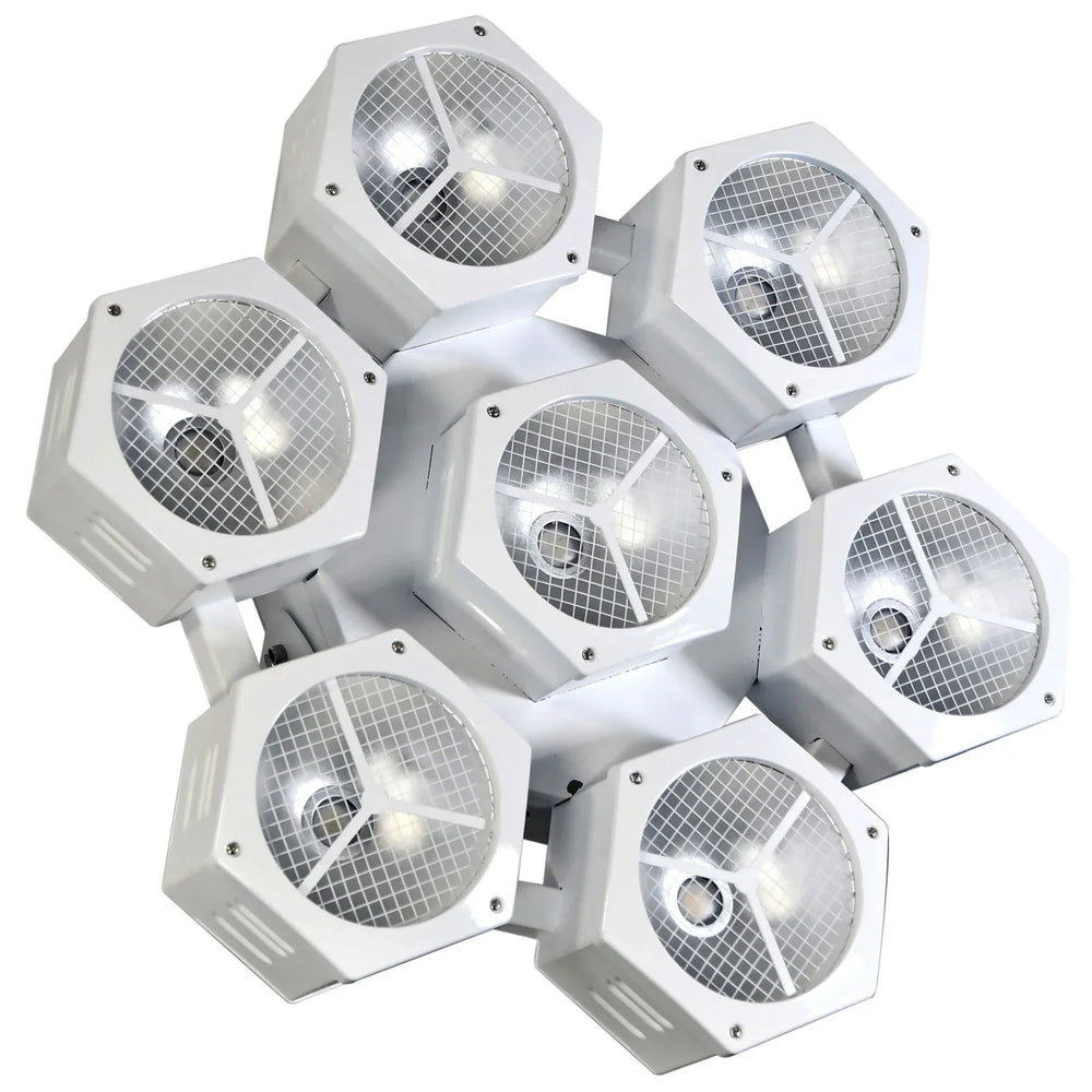 Citronic CosmoPAR White 7x40W COB LED RGBW PAR Light Limited Edition
