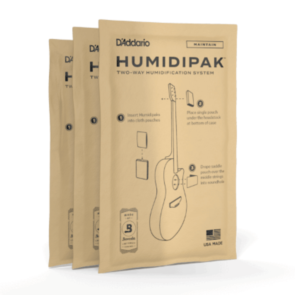 D'Addario PW-HPRP-03 Acoustic Guitar Humidipak Replacement System Packs