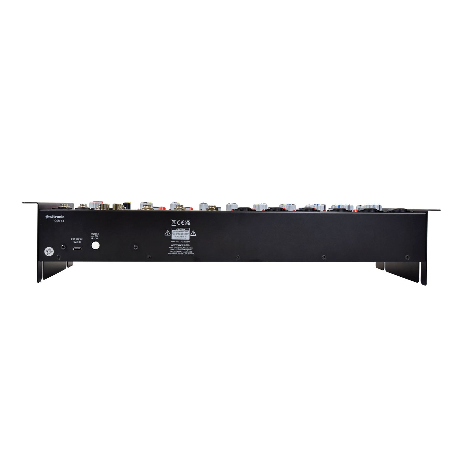 Citronic CSR-63 Rack-mountable Mixer 9 Channel with DSP+BT