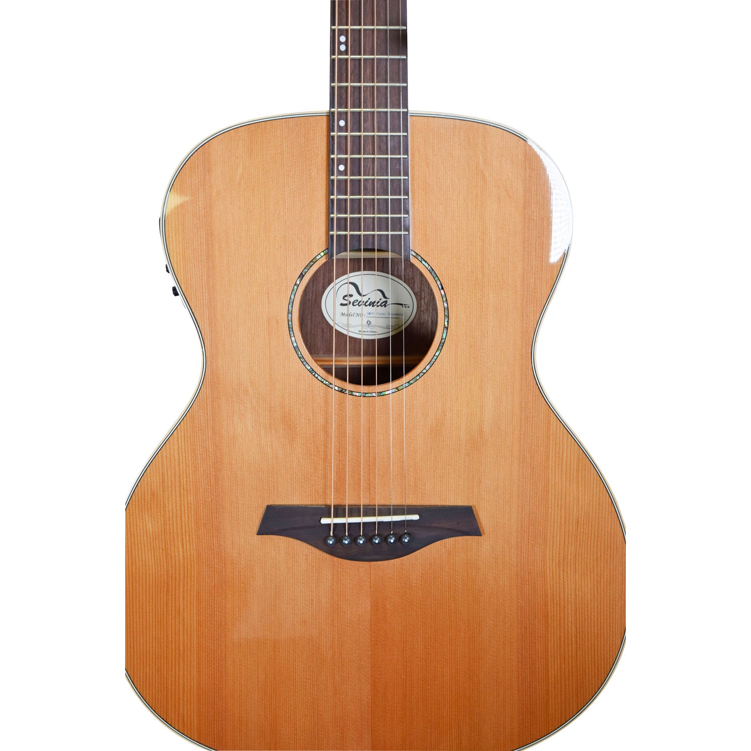 Sevinia OM40 Solid Cedar Top with Rosewood Back & Sides Acoustic Guitar