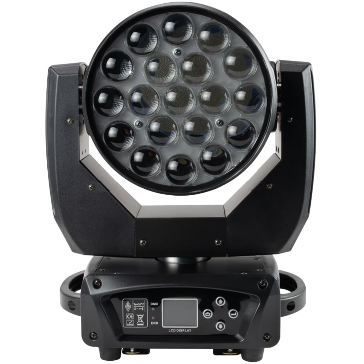 4 x Flash Beam LED 1915 Zoom 380W LED Moving Heads with Flight Case