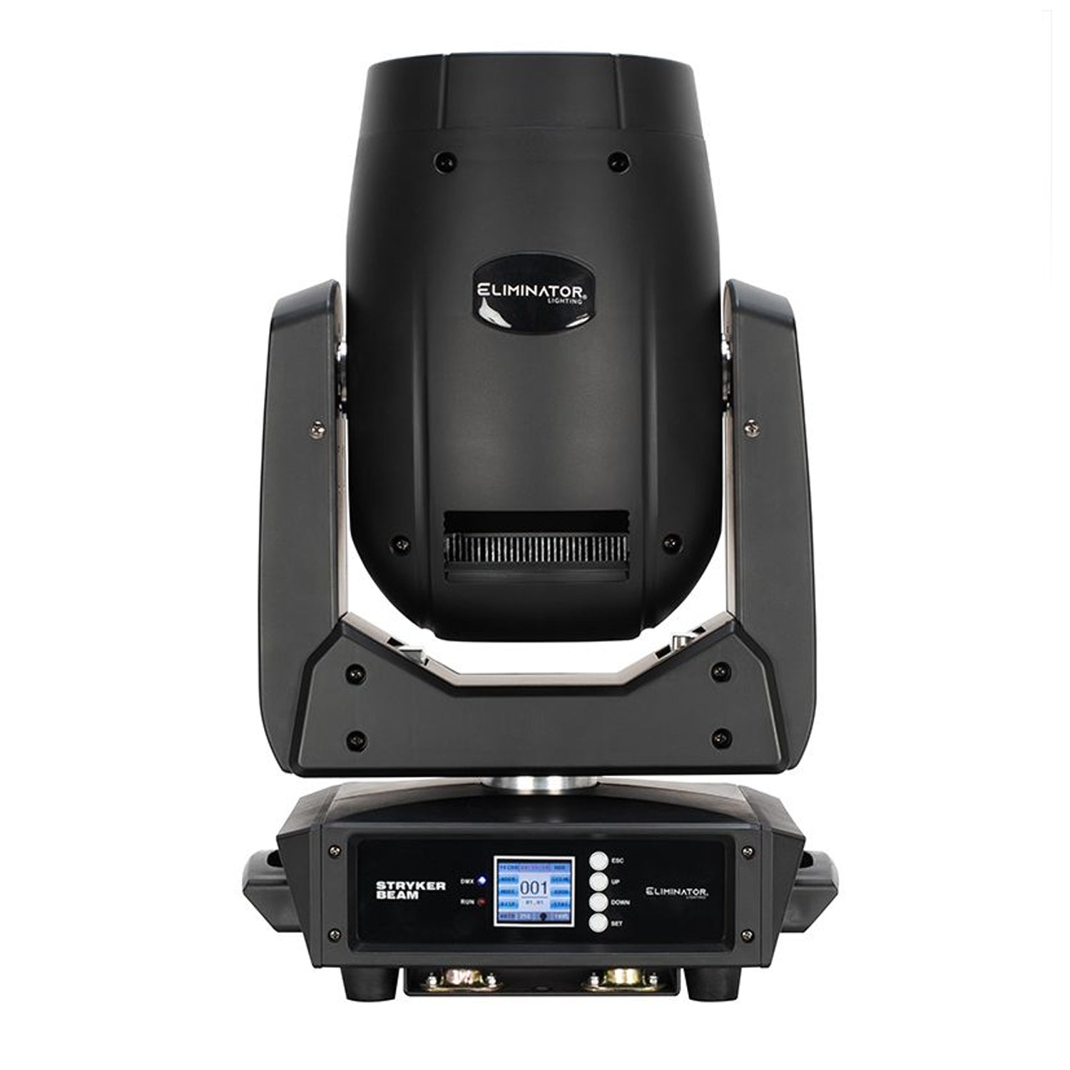 2 x Eliminator Lighting Stryker Beam Moving Head with DMX Cable