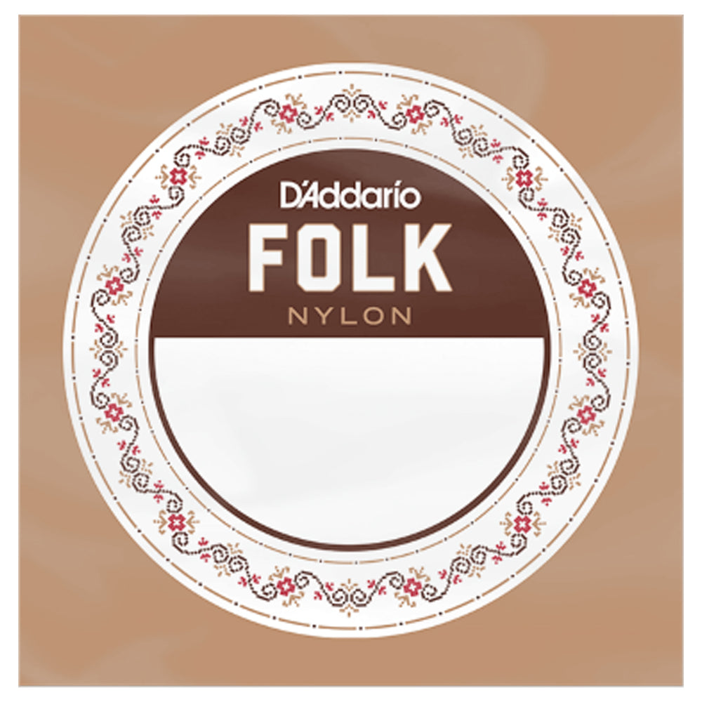 D'Addario BEB032 Nylon Guitar String, Ball End Black Nylon .32