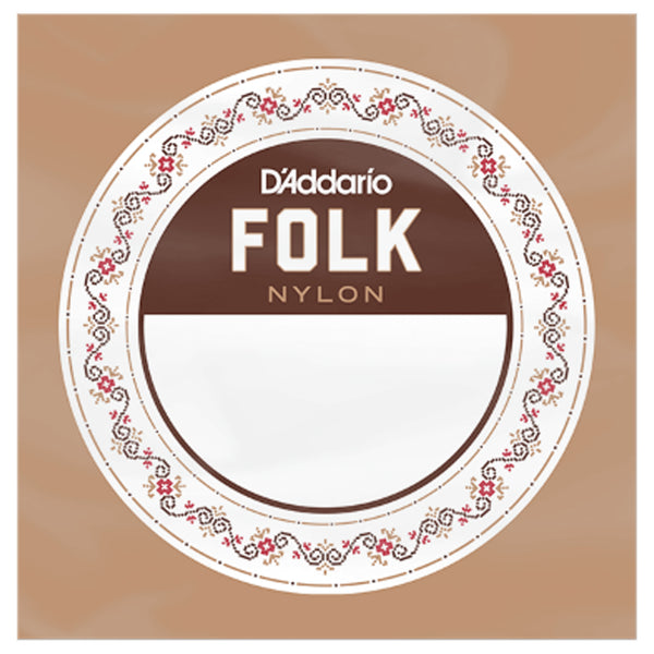 D'Addario BEB032 Nylon Guitar String, Ball End Black Nylon .32