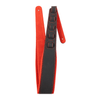 Stagg SLPL-NUBUK Red / Black Padded Leather Guitar Strap