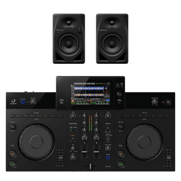     AlphaTheta XDJ-AN 2-channel DJ controller with DM-40D monitors bundle