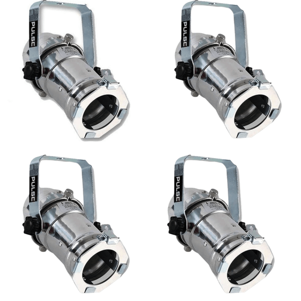 4 x Pulse Par 16 Chrome Birdie Par Can