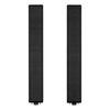 Two RCF EVOX V15 Black active 3-way column array systems with transport bags