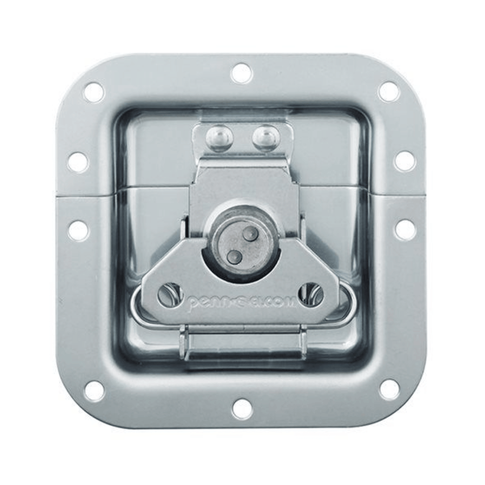Penn Elcom medium recessed butterfly latch with 7mm shallow dish for flight cases