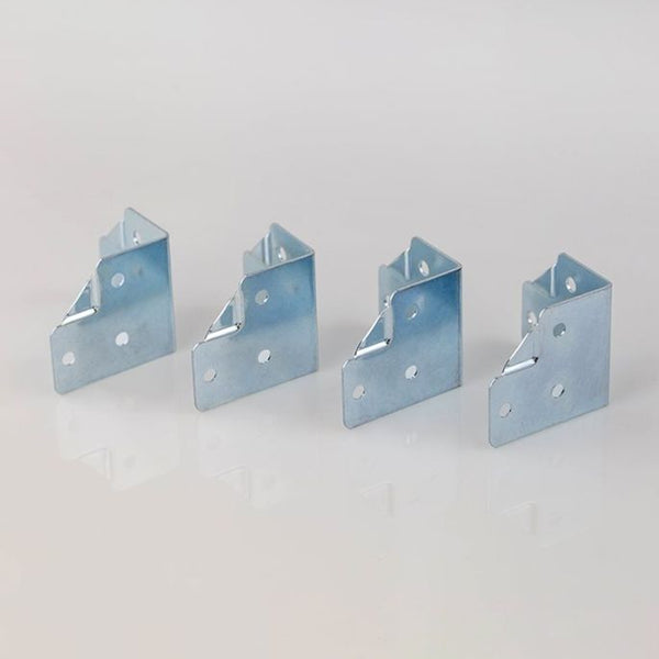 4 x Penn Elcom B1123 6 Hole Brace with Offset 51.5mm x 47mm