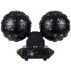 Showtec FireBall PRO dual ball RGBW LED effect light producing colorful rotating beams