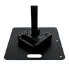 Showgear Stage Weight 12.5kg - Black metal weight with integrated handle, fits 55m tubes and can be stacked for added stability.