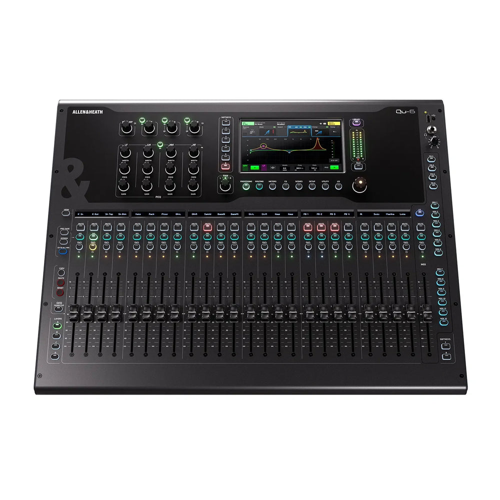 Allen & Heath Qu-6 Digital Mixing Console With 24 Faders