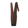 Stagg SLPL-NUBUK Brown / Black Padded Leather Guitar Strap