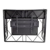 Equinox Truss Booth XL matt black large DJ booth with black acrylic panels