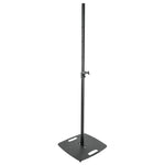 2 x BST SSH01 Telescopic Speaker Stand with Heavy Duty Square Base - DY Pro Audio