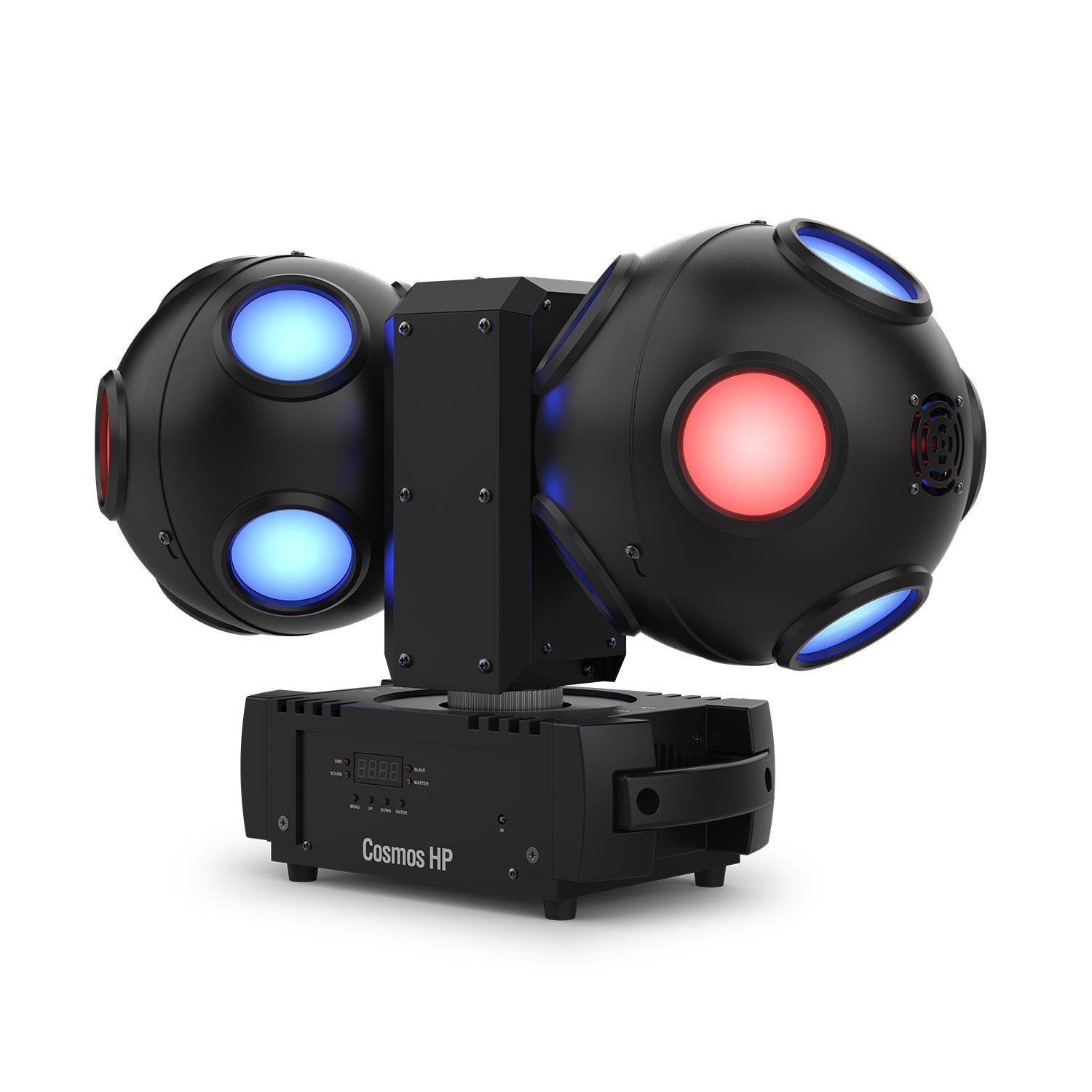 2 x Chauvet DJ Cosmos HP RGBW Rotating Effect Light with DMX Cable - DY Pro Audio