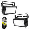 2 X Chauvet DJ Shocker Panel 480 Blinder Strobe Effect Light With DMX Cable