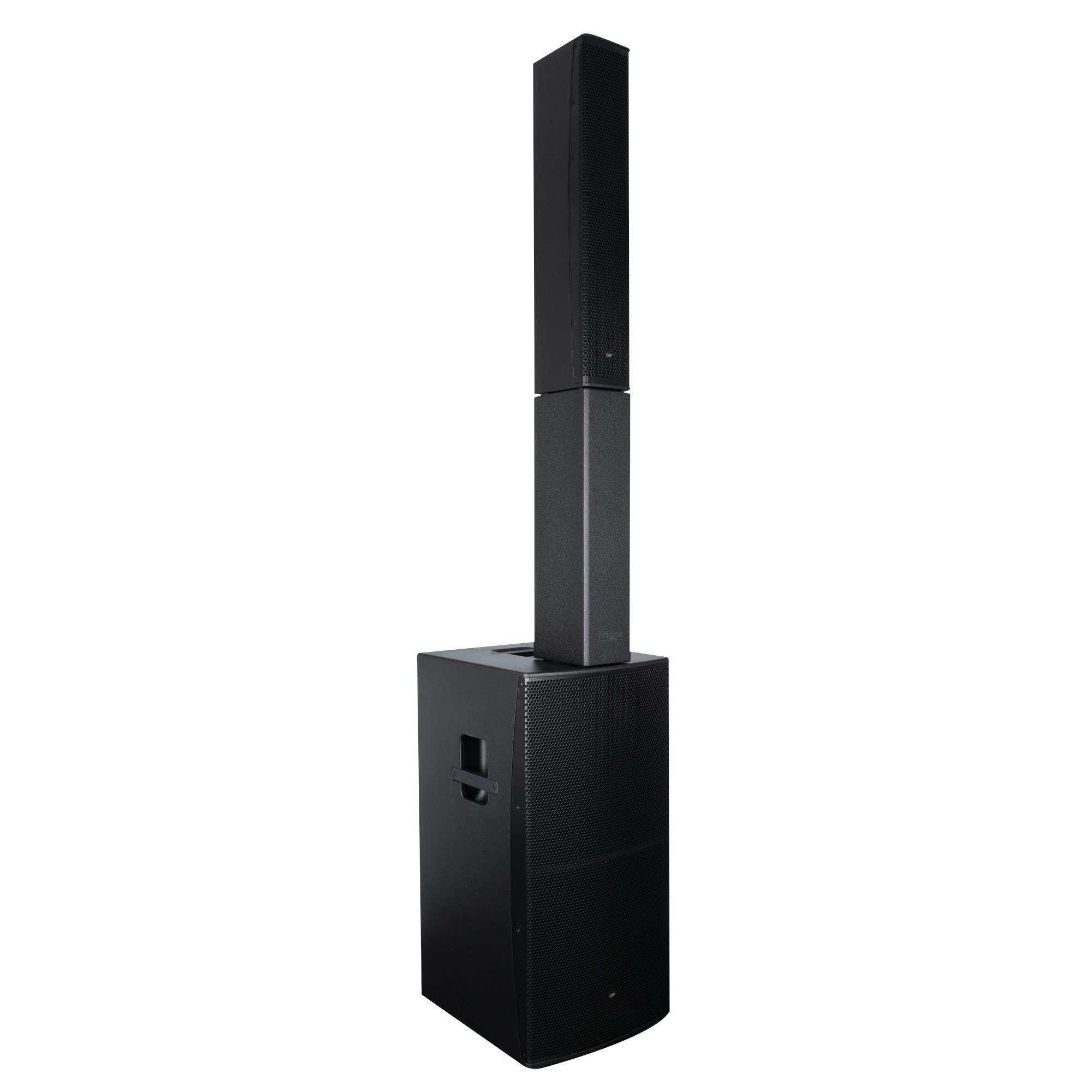 2 x DAP Frigga 12" Black Active Column PA System - DY Pro Audio