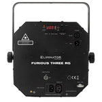 2 X Elimitator Lighting Furious Three RG 3-in-1 Effect Light With DMX Cable - DY Pro Audio