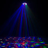 2 X Elimitator Lighting Furious Three RG 3-in-1 Effect Light With DMX Cable