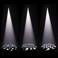 2 x Equinox 80w Gobo Projector XP LED Light with DMX Cable - DY Pro Audio