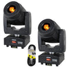 2 x Equinox Fusion 100 Spot MKII Moving Head