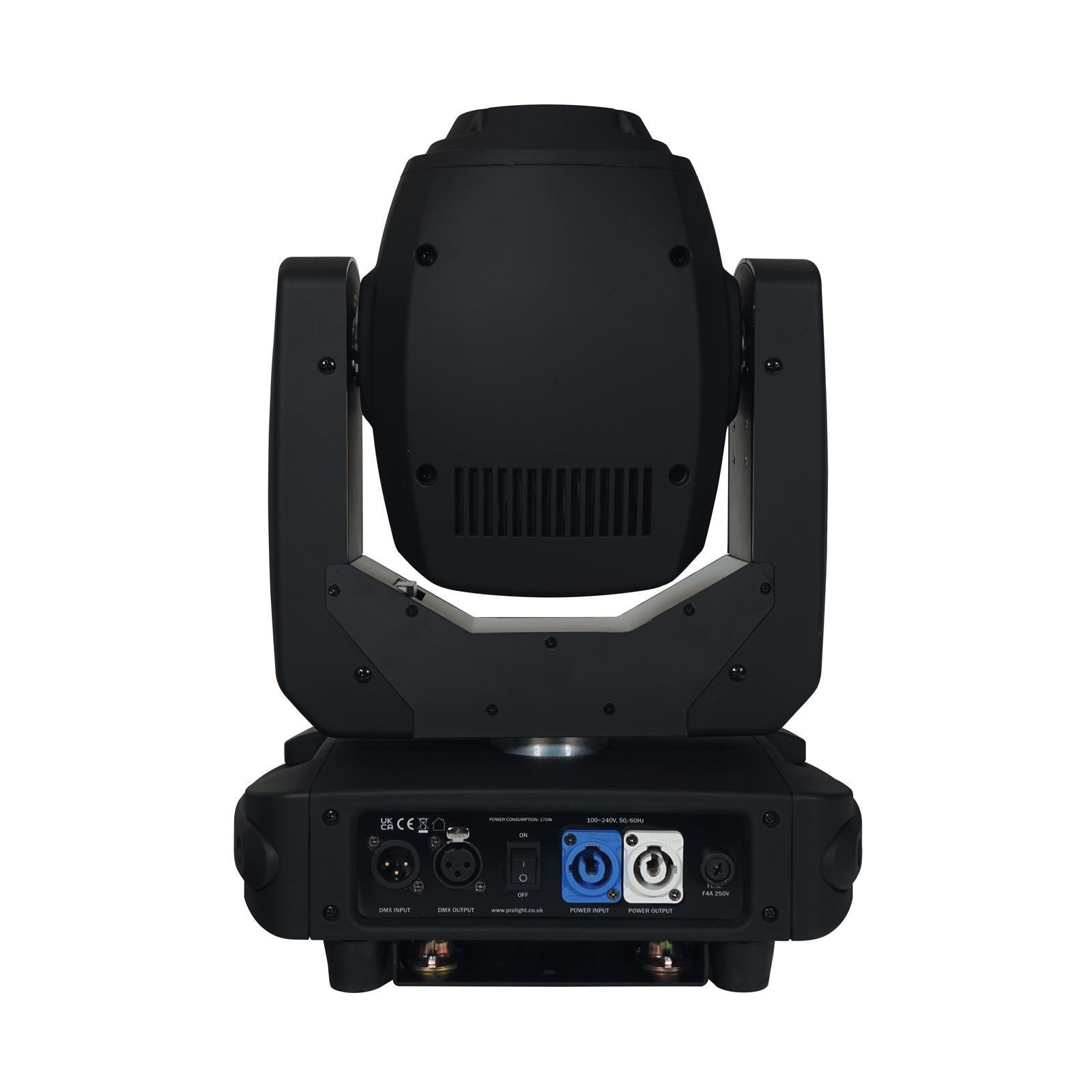 2 x Equinox Fusion 150 Spot Moving Head with DMX Cable and Carry Bags - DY Pro Audio