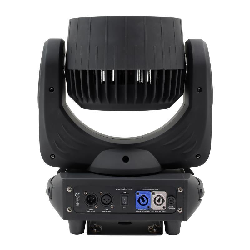 2 x Equinox Fusion 260ZR Moving Head With DMX Cable - DY Pro Audio