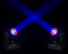 2 x Equinox Fusion Orbit Moving Head with DMX Cable