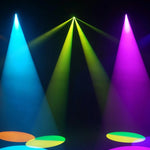 2 x Equinox Helix Scan XP 150W Scanner with DMX Cable - DY Pro Audio