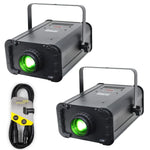 2 x Equinox Kaleido XP 100W Effect LED Light With DMX Cable - DY Pro Audio