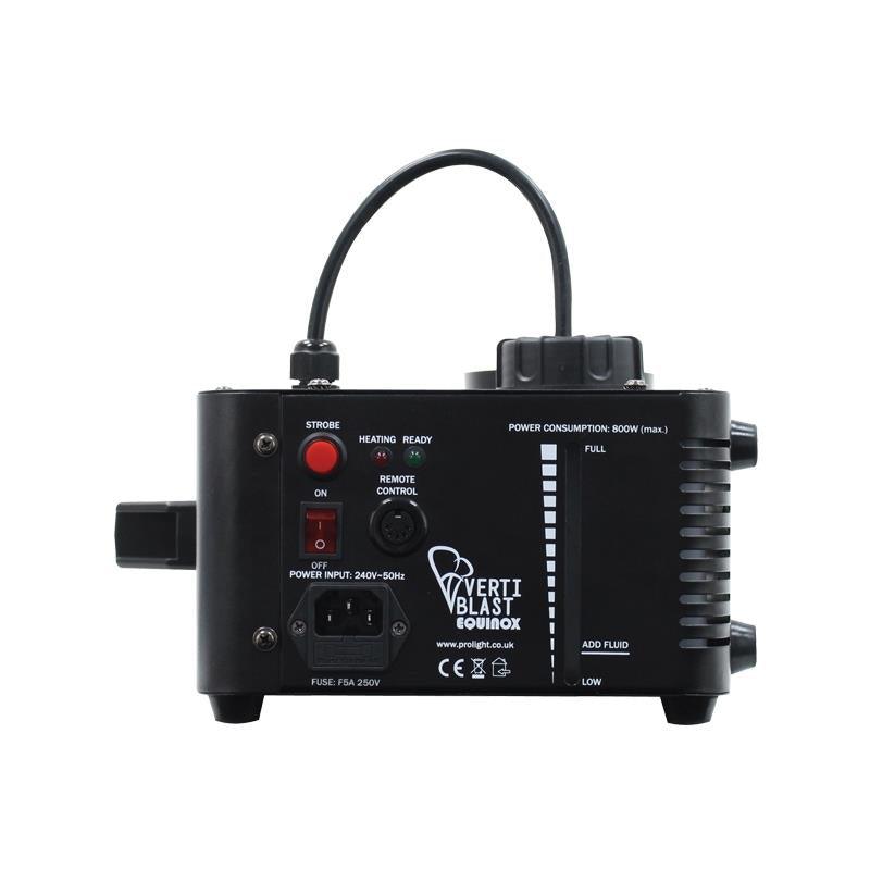 2 x Equinox Verti Blast Vertical LED Fog Machines - DY Pro Audio