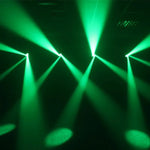 2 x Equinox Vortex Moving Heads with Flight Case and Cables - DY Pro Audio