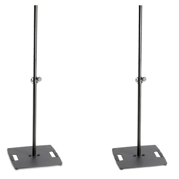 2 x Gravity LS 331 B Lighting Stand with Square Steel Base - DY Pro Audio