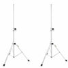 2 x Gravity SP 5211 W Speaker Stand, 35 mm, Aluminium, White
